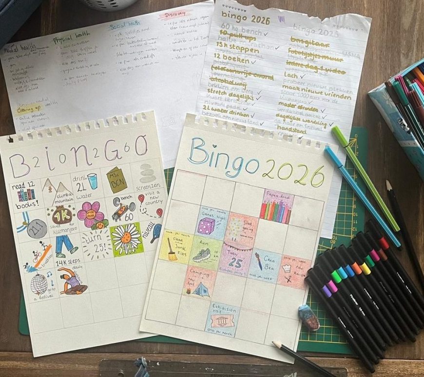 Creating a bingo card for 2026